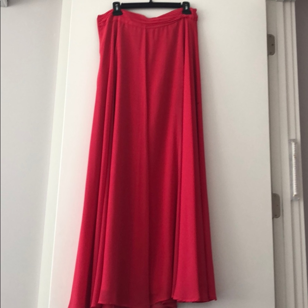 Hot pink Armani exchange flair skirt